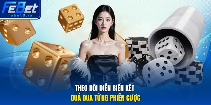 Theo dõi diễn biến kết quả qua từng phiên cược.